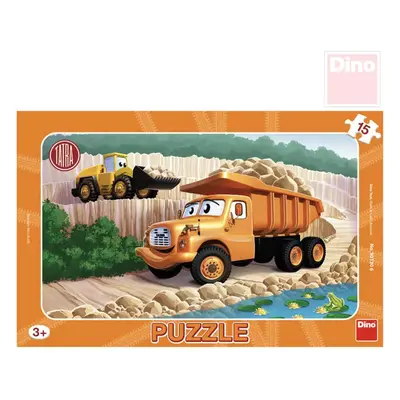 DINO Puzzle Tatra 15 dílků 25x15cm skládačka v rámečku