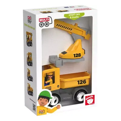 EFKO IGRÁČEK MultiGO BUILD set 2+1 figurka Igráček Stavbař s autem