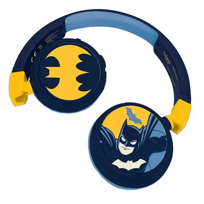 Skládací bezdrátová Bluetooth sluchátka Batman