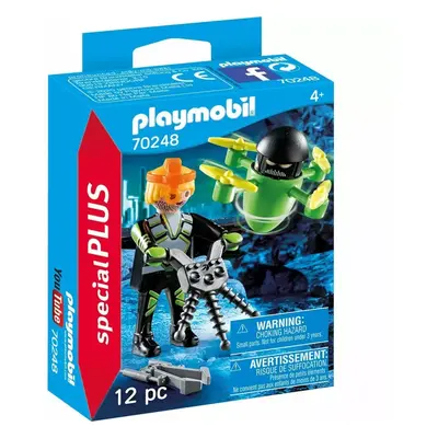 Playmobil Agent s dronem