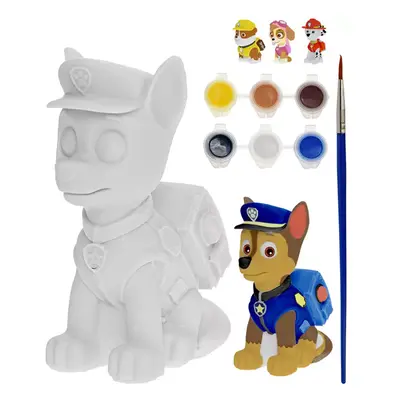 Paw Patrol Malování na figurku kreativní set s barvičkami 4 druhy