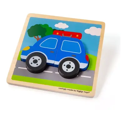 Bigjigs Toys Vkládací puzzle Auto