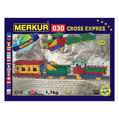 MERKUR M 030 Vláček Cross Expres 310 dílků