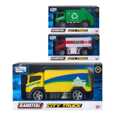 Teamsterz auto kovové technické služby city truck 3 druhy v krabičce