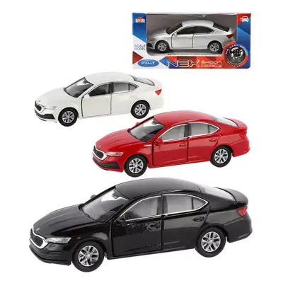 WELLY Auto model Škoda Octavia kov 11cm volný chod 1:34 různé barvy