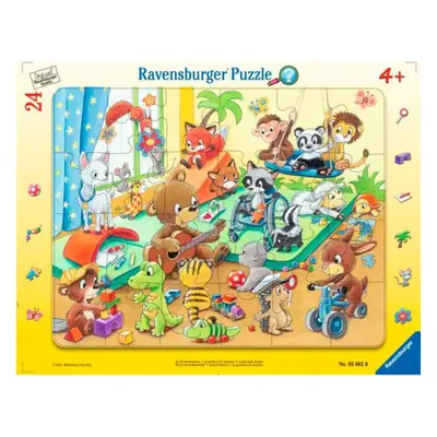 RAVENSBURGER Puzzle Zvířecí mateřská školka 24 dílků