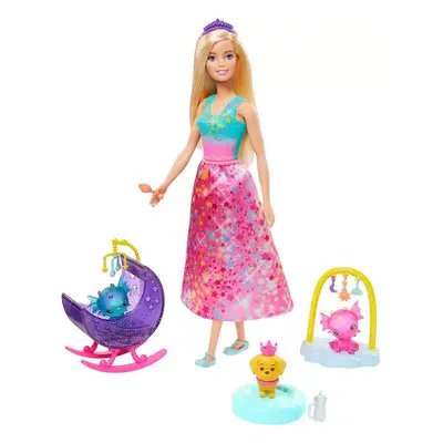 Barbie Dreamtopia set herní pohádková panenka s doplňky