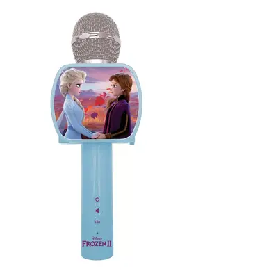 Bezdrátový karaoke mikrofon Disney Frozen s vestavěným reproduktorem a měničem hlasu