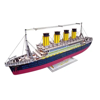 Woodcraft Dřevěné 3D puzzle Titanic