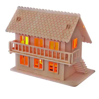 Woodcraft Dřevěné 3D puzzle vila