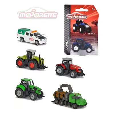 MAJORETTE Auto farmářské 7cm kovové na volný chod 6 druhů kov