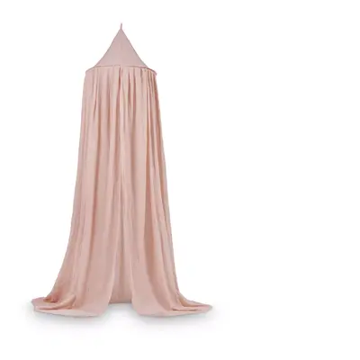 Nebesa nad postýlku Vintage 245cm Pale Pink