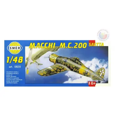 SMĚR Model letadlo Macchi M.C.200 Saetta 1:48 (stavebnice letadla)