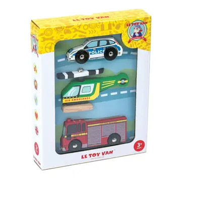 Le Toy Van Set autíček Záchranáři