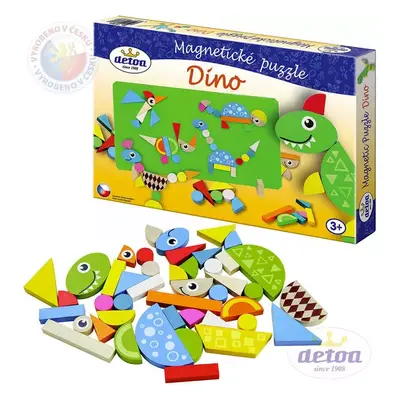 Detoa Magnetické puzzle DINO