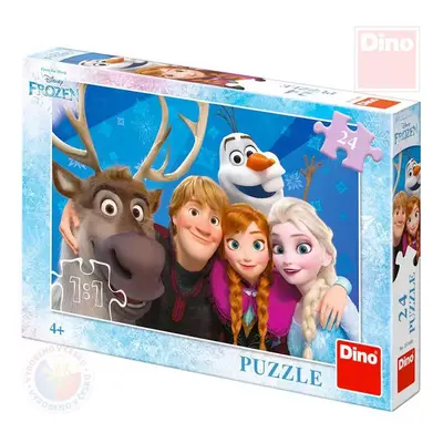 DINO Puzzle selfie Frozen (Ledové Království) 24 dílků skládačka