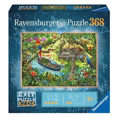 RAVENSBURGER Kids Hra puzzle únikové Džungle 368 dílků 70x50cm skládačka 2v1