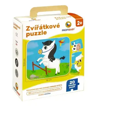 Puzzle 4 dílky zvířátka