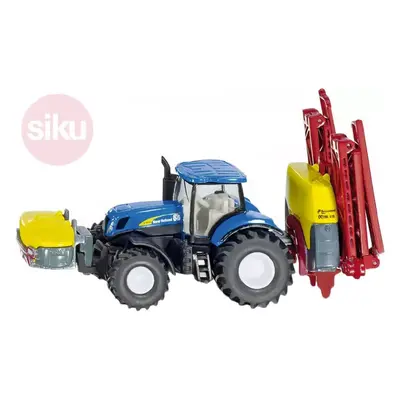 SIKU Traktor New Holland modrý s rozprašovačem 1:87 model kov 1799