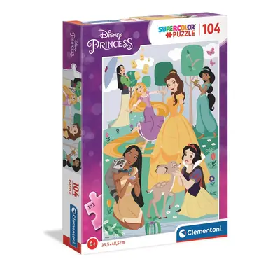 CLEMENTONI Puzzle Disney princezny 104 dílků