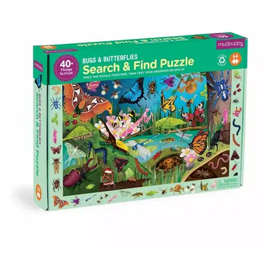 Mudpuppy Puzzle Brouci a motýli 64 dílků