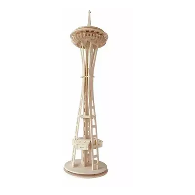 Woodcraft Dřevěné 3D puzzle věž Seattle Tower