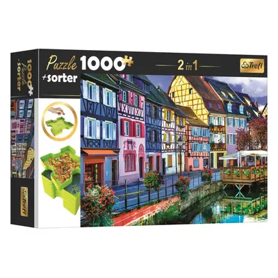 TREFL Puzzle s třídičem 2v1 Colmar, Francie 1000 dílků