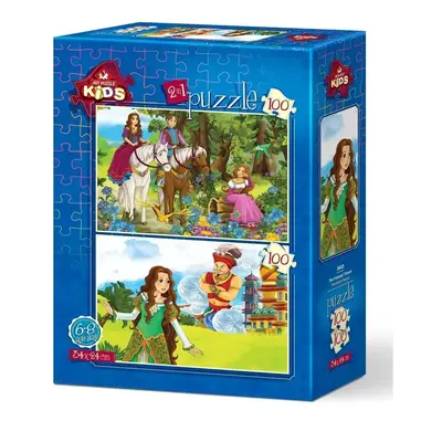 ART PUZZLE Puzzle Princeznin sen 2x100 dílků