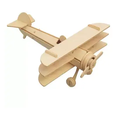 Woodcraft Dřevěné 3D puzzle trojplošník P074