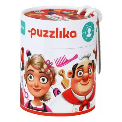 PUZZLIKA Baby puzzle Profese 2. 3v1 skládačka kruhová 21 dílků