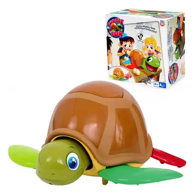 Hra Turtle Fun želva zábavná plastová 22cm s vajíčky 22cm na baterie Zvuk