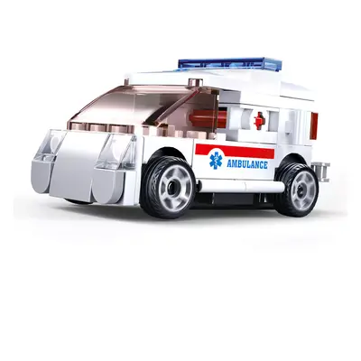 Sluban Power Bricks M38-B0916F Natahovací auto ambulance