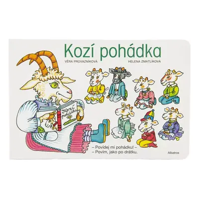 Knížka baby Kozí pohádka veršovaná ilustrace Helena Zmatlíková