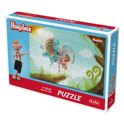 EFKO Puzzle Hurvínek III 21x15cm 60 dílků skládačka v krabici