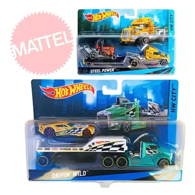 MATTEL HOT WHEELS Tahač s autem 6druhů