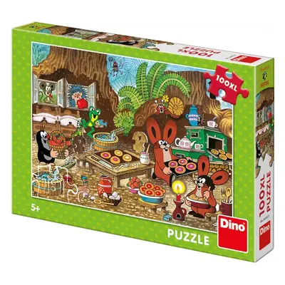 DINO Puzzle XL Krtek v kuchyni (Krteček) 100 dílků 47x33cm skládačka v krabici