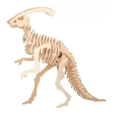 Woodcraft Dřevěné 3D puzzle malý Parasaurolophus