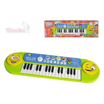 SIMBA MMW Klávesy dětské elektronické Funny 51x14cm pianko pro děti