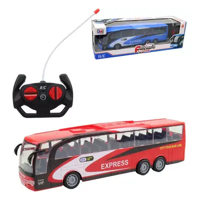 RC Autobus Express na vysílačku 32cm na baterie 2 barvy Světlo