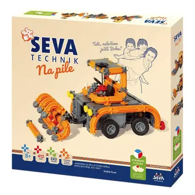 SEVA TECHNIK Na pile plastová STAVEBNICE 412 dílků v krabici