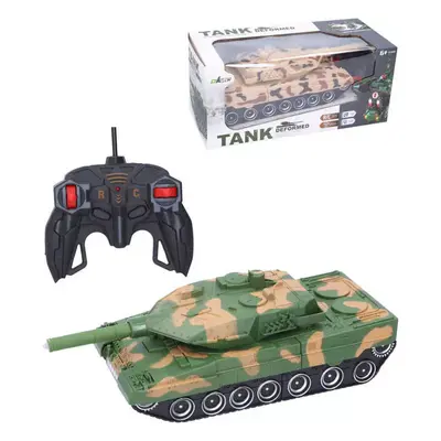 RC Autorobot tank na vysílačku 40MHz na baterie Světlo Zvuk 2 barvy