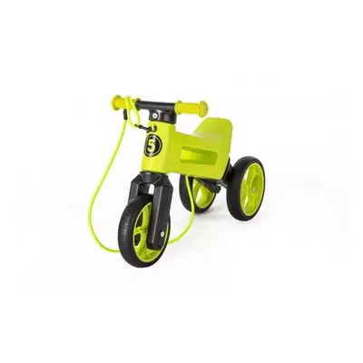 Odrážedlo FUNNY WHEELS Rider SuperSport zelené 2v1+popruh, výš. sedla 28/30cm nos. 25kg 18m+ v s