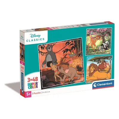 Puzzle Disney klasika 3x48 dílků