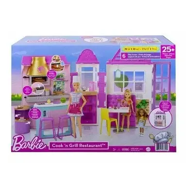 Barbie restaurace herní set