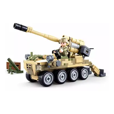 Sluban Army Model Bricks M38-B0751 Mobilní kanón 8x8 s pozemním minometem