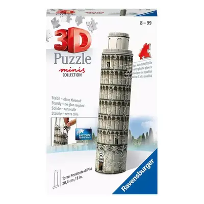 RAVENSBURGER Puzzle 3D Mini budova Šikmá věž v Pise 54 dílků plast