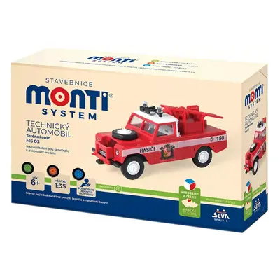 SEVA Monti System 03 Auto Land Rover TEAM 21 stavebnice MS03 0101-3