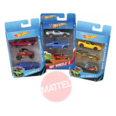 MATTEL HOT WHEELS HW Angličák 3 ks na kartě