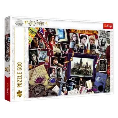 TREFL PUZZLE Harry Potter Bradavické vzpomínky 48x34cm 500 dílků skládačka