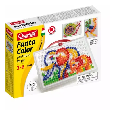 Quercetti FantaColor Portable 270 ks (Ø10 mm)